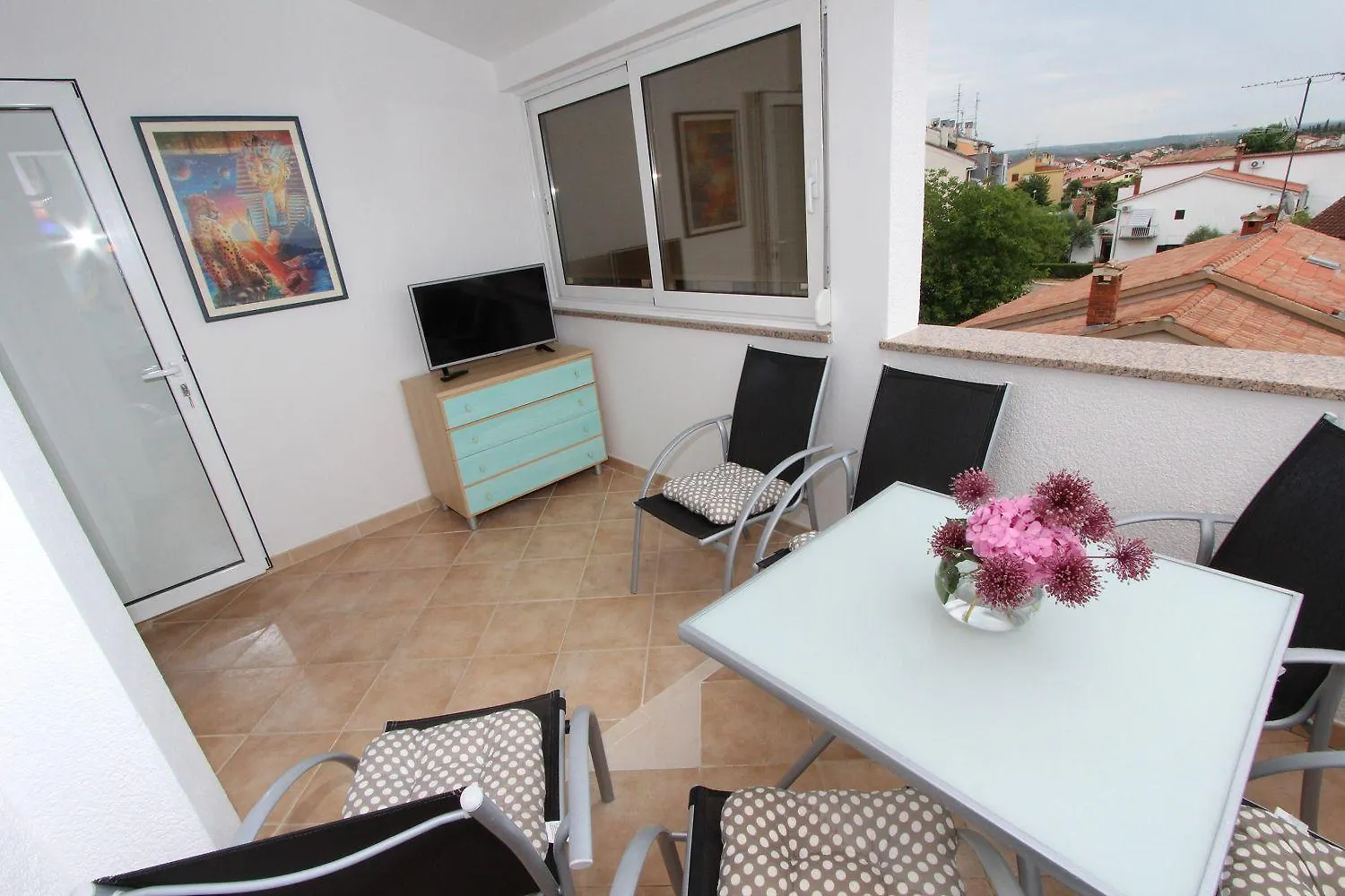 Bezauberndes Apartment Mit Blick Auf Die Eufemia Von Rovinj Von Der Dachterrasse Croatia