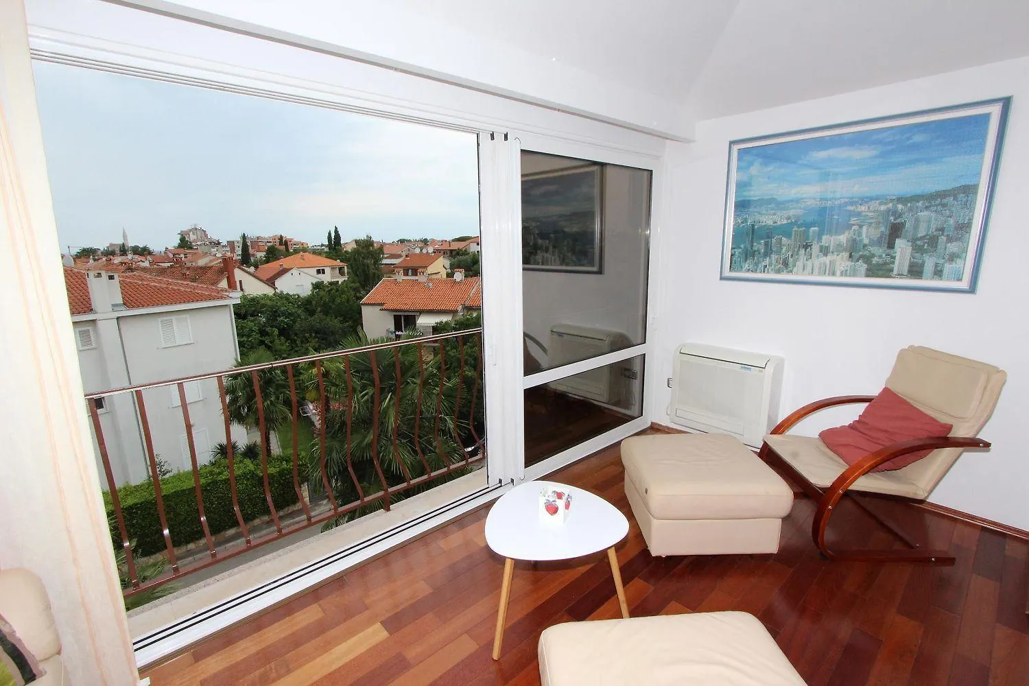 Bezauberndes Apartment Mit Blick Auf Die Eufemia Von Rovinj Von Der Dachterrasse